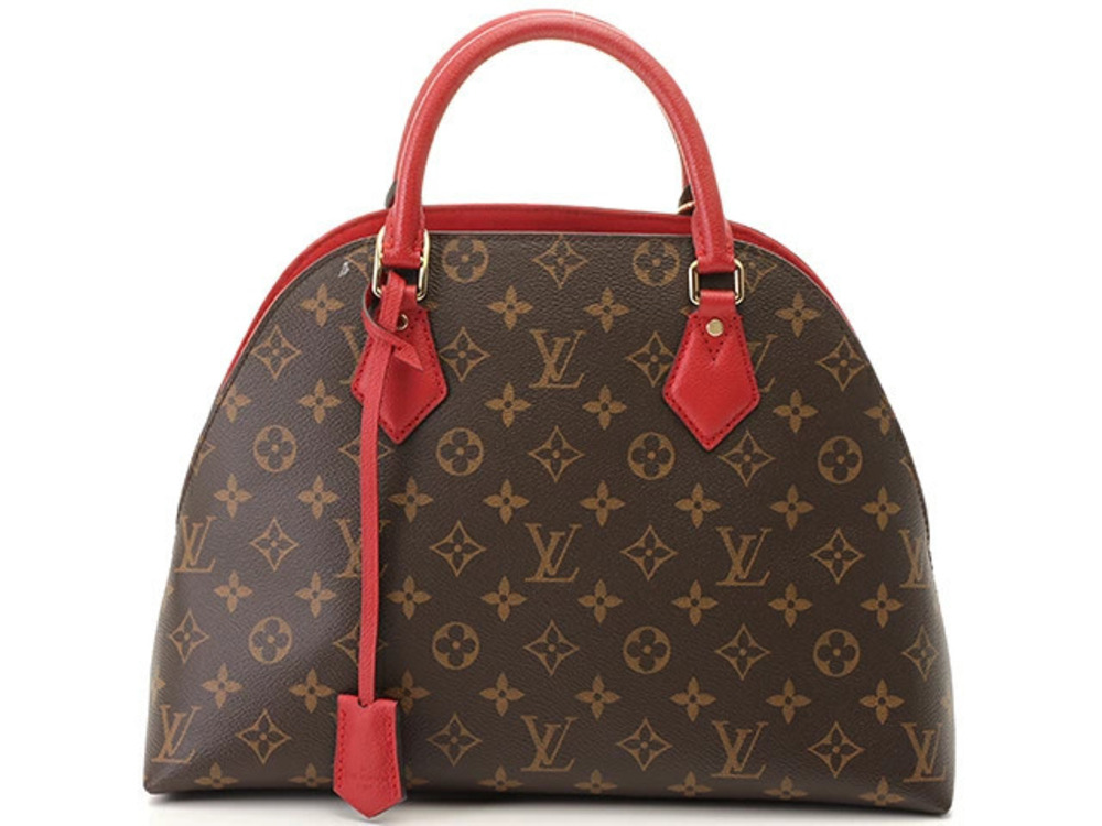 LOUIS VUITTON Alma Bag Into Monogram Rouge Red Handbag